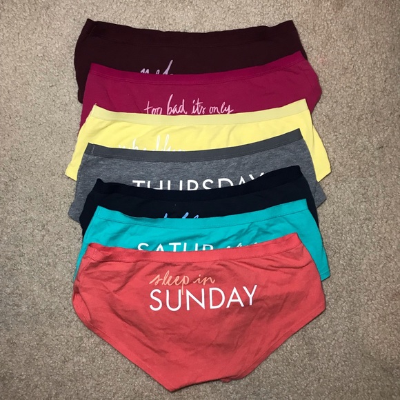 Hollister days of the week underwear Clearance